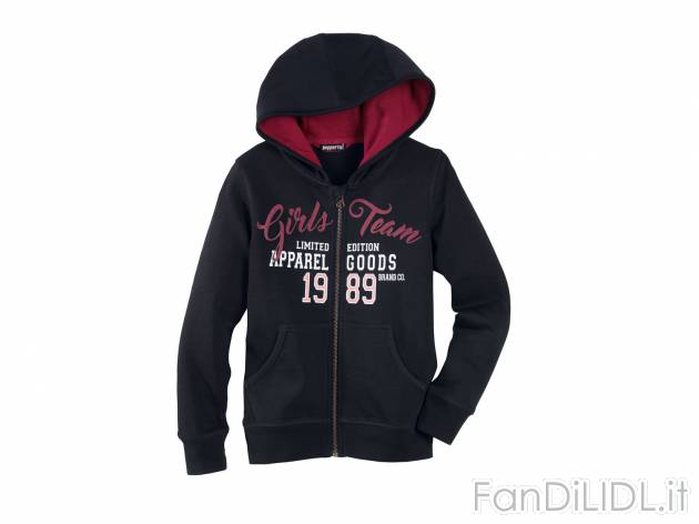 Felpa da bambina , prezzo 8.99 &#8364; per Alla confezione 
-  In tessuto felpato