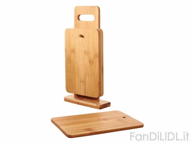 Tagliere 4 pezzi, contenitore per tè o set schiaccianoci Ernesto, prezzo 5,99 &#8364; ...
