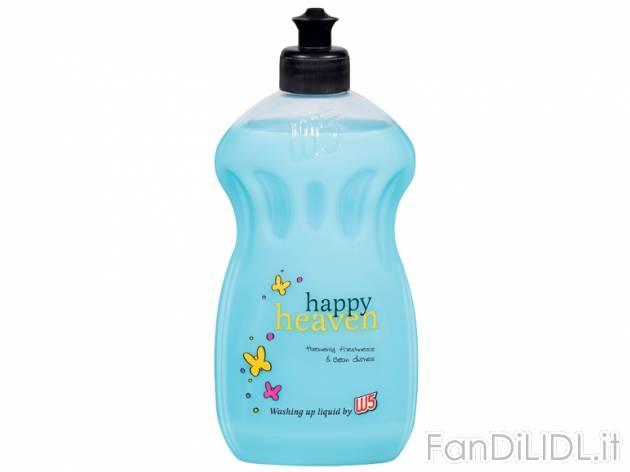 Detersivo liquido per piatti W5, prezzo 0,89 &#8364; per 500 ml, 1 L,=1,78 € ...