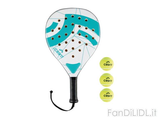 Set racchetta per padel , prezzo 24.99 EUR 
Set racchetta per padel Nuovo! 
- Racchetta ...