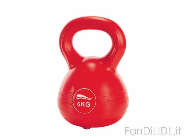 Peso Kettlebell 6kg , prezzo 9,99 &#8364; per Alla confezione 
- Rivestimento ...