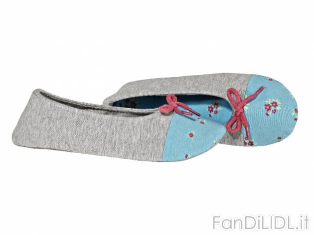 Pantofole da donna , prezzo 2,99 &#8364; per Al paio 
- Con fiocco decorativo
- ...