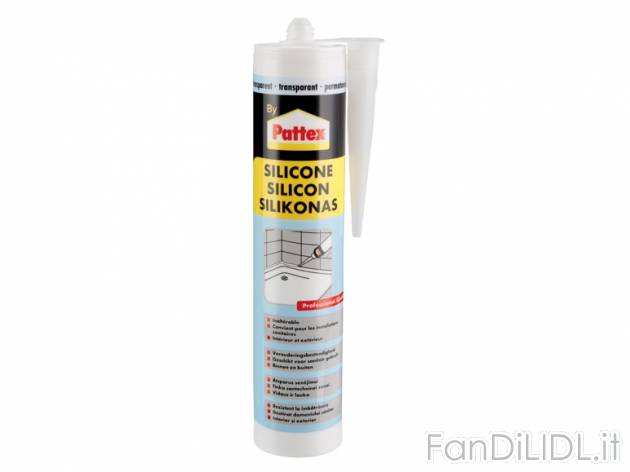Silicone bianco o trasparente 310 ml , prezzo 1,99 &#8364; per Alla confezione ...