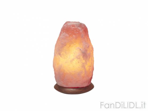 Lampada ai cristalli di sale , prezzo 9,99 &#8364; per Alla confezione 
- Base ...
