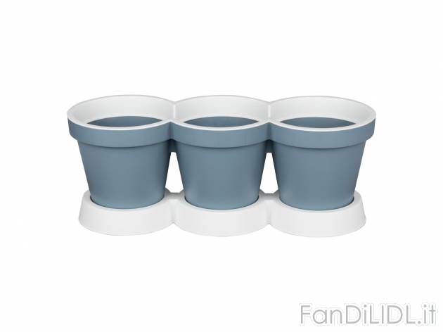 Vaso triplo per piante Parkside, prezzo 2.99 € 
- 39 x 14,5 x 14,5 cm
Caratteristiche ...