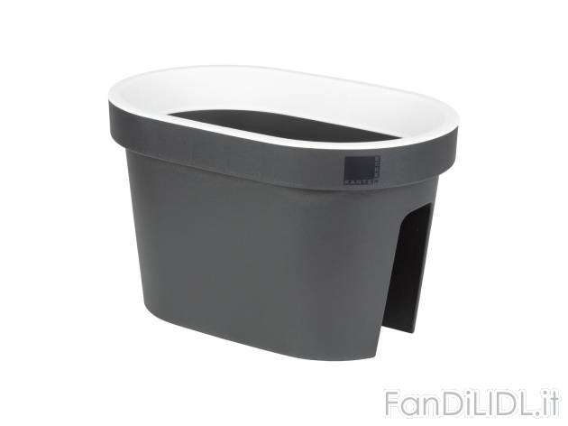Vaso da ringhiera per fiori Parkside, prezzo 2.99 € 
- Adatto a ringhiere fino ...