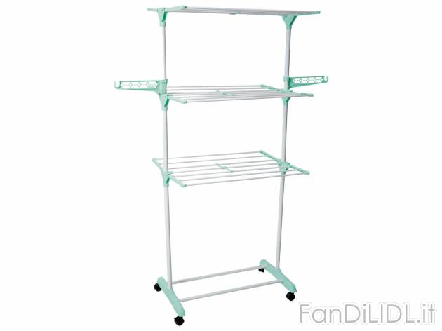 Stendibiancheria a torre AquaPur, prezzo 17.99 € 
- 2 porta appendini orientabili
- ...