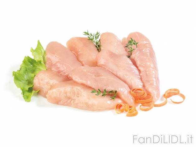 Controfiletti di pollo , prezzo 2.99 € 
Da polli allevati con:
- Uso di luce ...