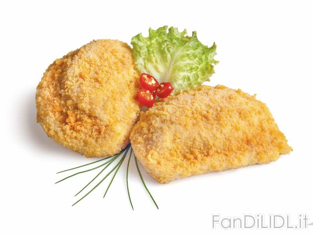 Panzerotti di pollo , prezzo 1.99 €  
-  Con provola e speck