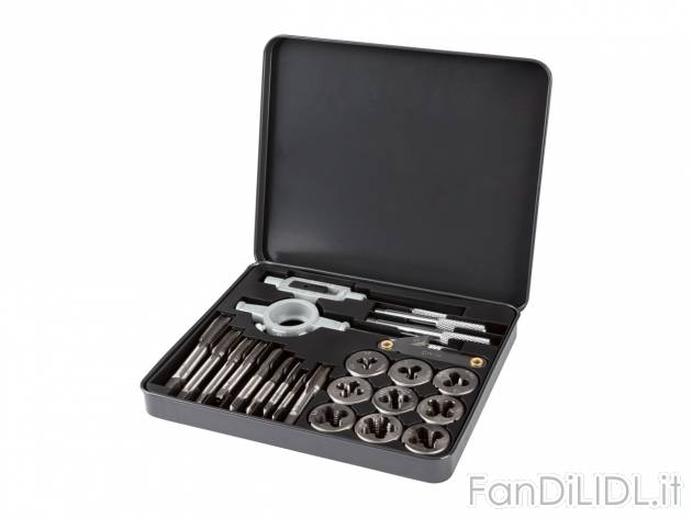 Set maschi e filiere , prezzo 17.99 EUR 
Set maschi e filiere 21 pezzi 
- Per ...