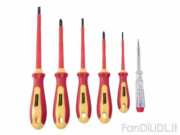 Set cacciaviti Powerfix, prezzo 8,99 &#8364; per Al set 
- Set composto da 3 ...