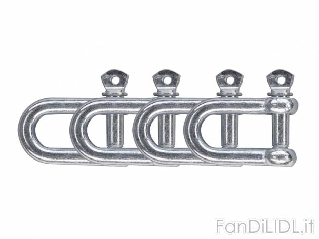 Set moschettoni o grilli a vite Powerfix, prezzo 2,99 &#8364; per Al set 
- ...