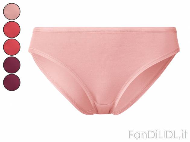 Minislip da donna Esmara Lingerie, prezzo 6.99 € 
5 pezzi - Misure: S-L
Taglie ...
