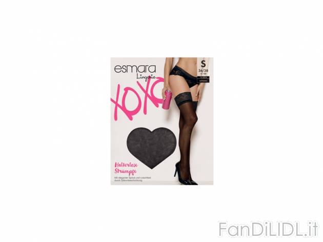 Calze autoreggenti 15 DEN Esmara, prezzo 2,99 &#8364; per Alla confezione 
- ...