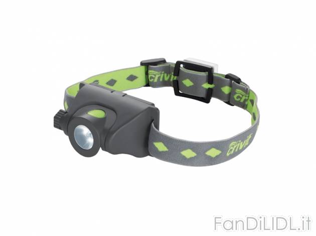 Lampada frontale a LED , prezzo 7,99 &#8364; per Alla confezione 
- 3 livelli ...
