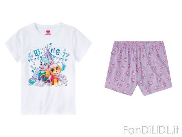Pigiama corto da bambina Paw Patrol, , prezzo 5.99 EUR