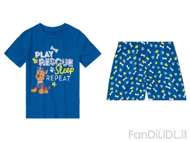 Pigiama corto da bambino Paw Patrol, , prezzo 5.99 EUR