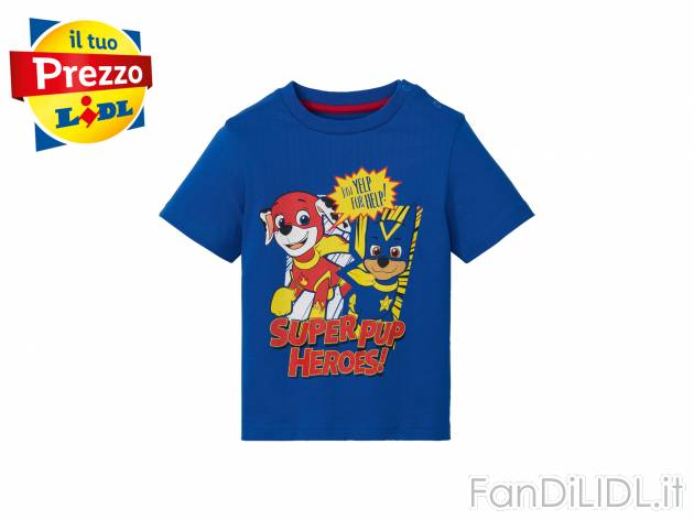 Pigiama corto da bambino Marvel, Sam il pompiere, Paw Patrol Oeko-tex, prezzo 4.99 ...