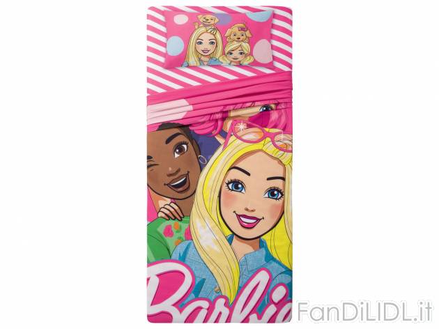 Completo lenzuola singole Paw Patrol, Sam il pompiere, Minions, Minnie Mouse, Miraculous, ...