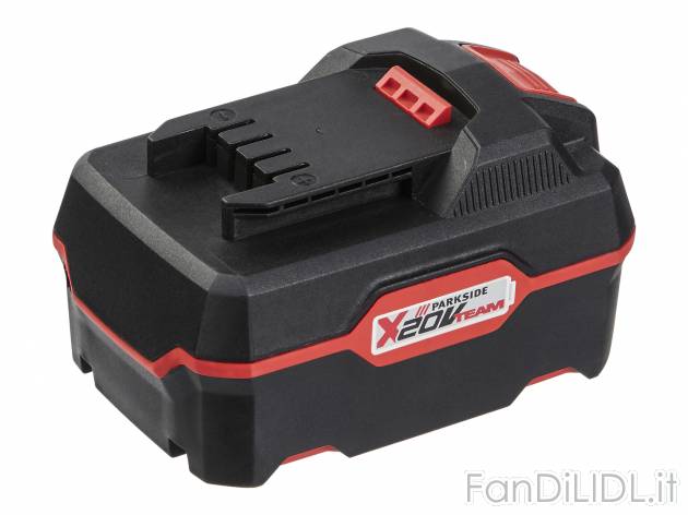 Batteria 4 Ah Parkside, X20VTeam, prezzo 29.99 € 
- Batterie compatibili con ...