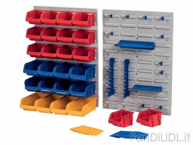 Set portaminuteria da parete Powerfix, prezzo 22.99 € 
59 pezzi 
- 2 elementi ...