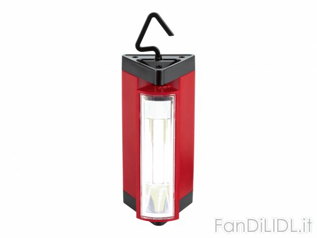 Lampada da lavoro LED Parkside, prezzo 4.99 € 
- Con magnete e gancio apribile ...