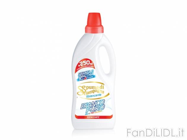 Bianco Puro additivo liquido , prezzo 1,79 &#8364; per 1,25 l flacone, € 1,43/l ...