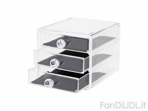 Cofanetto portagioie o organizer porta cosmetici Livarno Living, prezzo 3.99 &#8364; ...