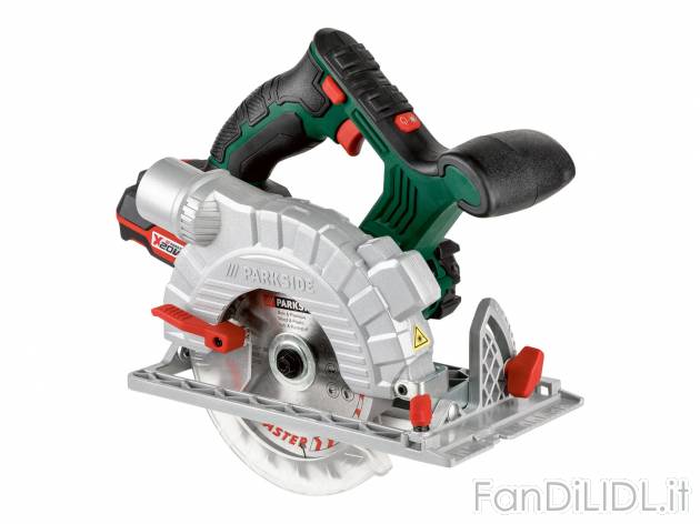 Sega circolare ricaricabile Parkside, X20VTeam, prezzo 55.00 € 
- Guida laser ...