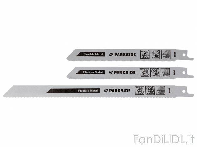 Lame per seghetto elettrico Parkside, prezzo 3.99 €  
3 pezzi
Caratteristiche