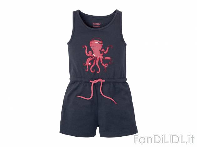 Vestitino o tutina da bambina Lupilu, prezzo 3.99 &#8364; 
Misure: 1-6 anni
Taglie ...