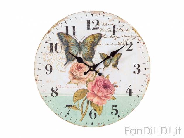 Orologio da parete vintage , prezzo 4,99 &#8364; 
- Preciso meccanismo di orologeria ...