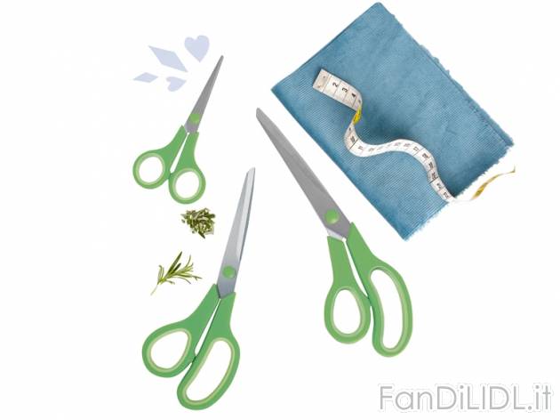 Set forbici Ernesto, prezzo 2,99 &#8364; per Alla confezione 
- Lame in acciaio ...