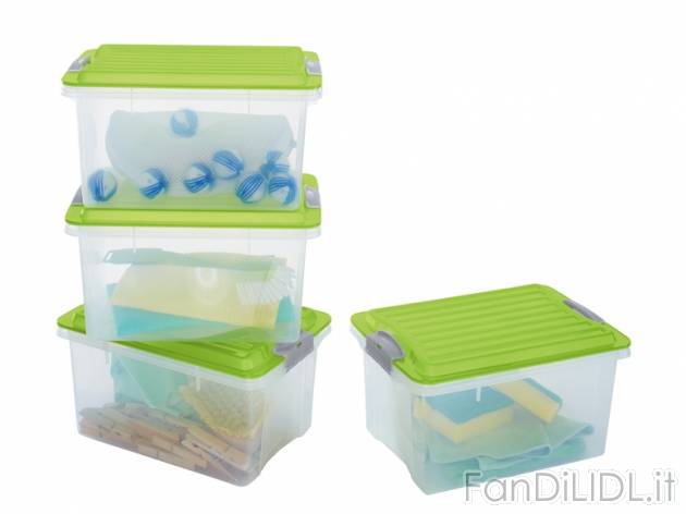 Box portaoggetti, 13L 2 pezzi o 4,5L 4 pezzi Cassetti, prezzo 8,99 &#8364; per ...