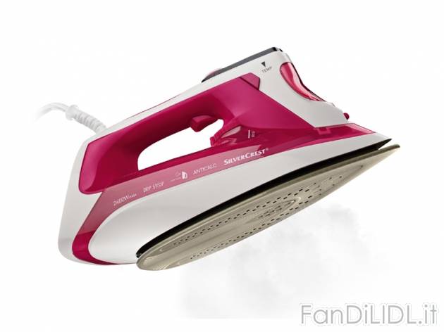 Ferro da stiro a vapore , prezzo 24,99 &#8364; per Alla confezione 
- Con rivestimento ...