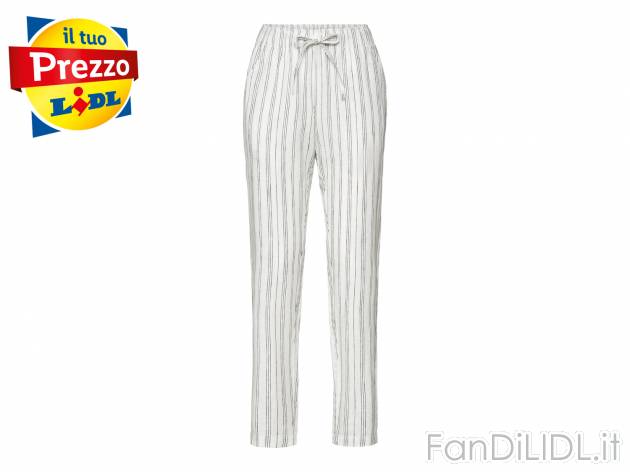 Pantaloni in lino da donna Esmara, prezzo 8.99 € 
Misure: 38-48
Taglie disponibili

Caratteristiche

- ...