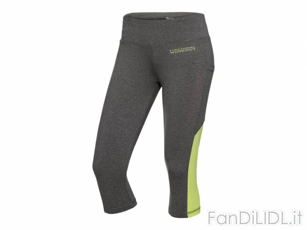 Pantaloni sportivi capri da donna Crivit, prezzo 6.99 &#8364; 
Misure: S-L
Taglie ...