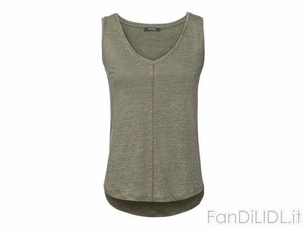 Canotta in lino da donna Esmara, prezzo 6.99 &#8364; 
Misure: S-L
Taglie disponibili

Caratteristiche

- ...