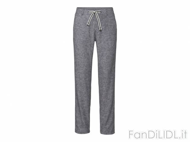 Pantaloni in lino da uomo Livergy, prezzo 9.99 &#8364; 
Misure: 48-56
Taglie ...
