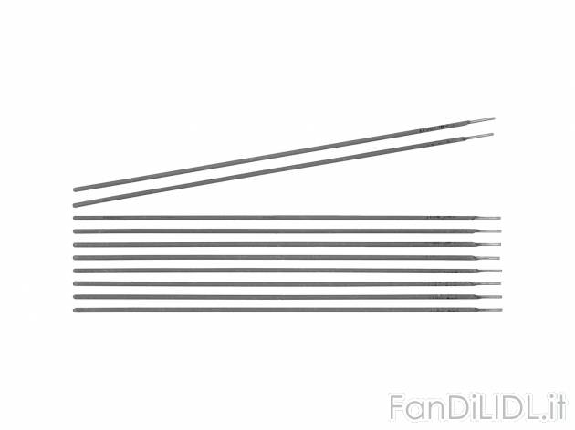 Elettrodi Parkside, prezzo 5.99 € 
1 kg 
- Dimensioni: 2,0 x 300 mm (Ø x L) ...