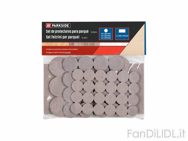 Set feltrini o pad protettivi Parkside, prezzo 1.99 €  

Caratteristiche