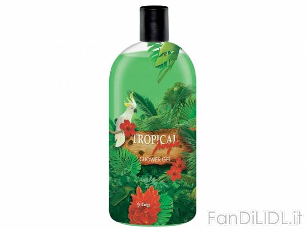 Gel doccia Jungle , prezzo 1,49 &#8364; per 500 ml, € 2,98/l EUR. 
- In diverse ...