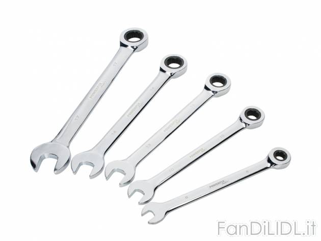 Set chiavi a cricchetto Powerfix, prezzo 9,99 &#8364; per Al set 
- Cricchetto ...