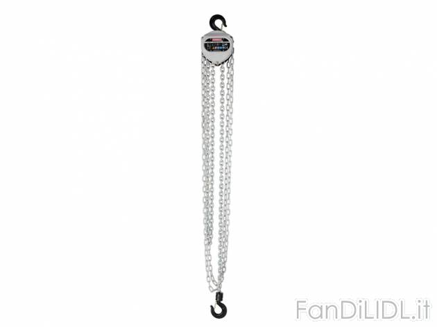 Paranco a catena 1000kg Powerfix, prezzo 39,99 &#8364; per Alla confezione 
- ...