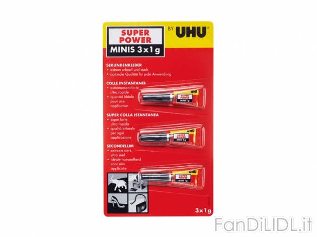Colla istantanea 3x1g , prezzo 1,99 &#8364; per Alla confezione 
- Estremamente ...