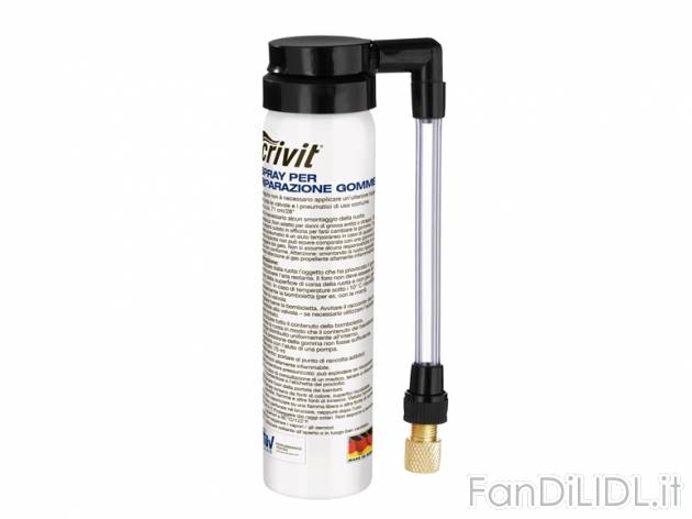 Gonfia e ripara pneumatici spray per bici 75 ml , prezzo 1,99 &#8364; per Alla ...