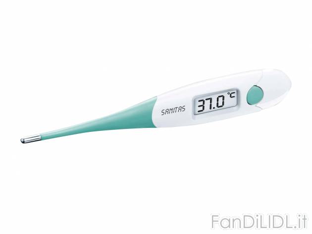 Termometro digitale per la febbre Sanitas, prezzo 2.99 € 
- Rapida misurazione ...