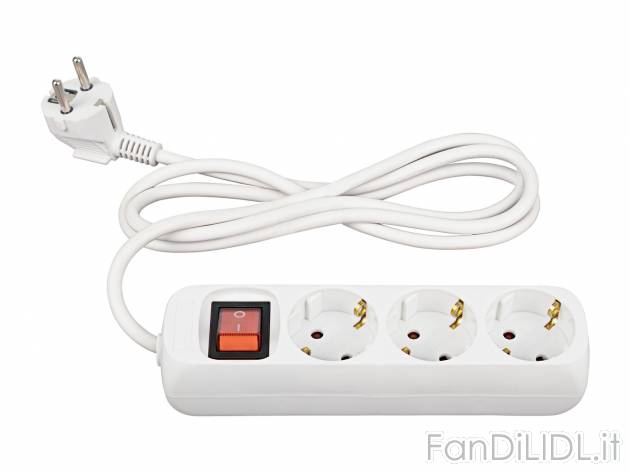 Presa multipla Silvercrest, prezzo 5.99 € 
1 o 2 pezzi 
- Interruttore on/off ...