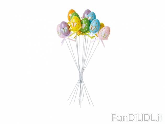 Set uova decorative pasquali Melinera, prezzo 2,49 &#8364; per Al set 
- A ...