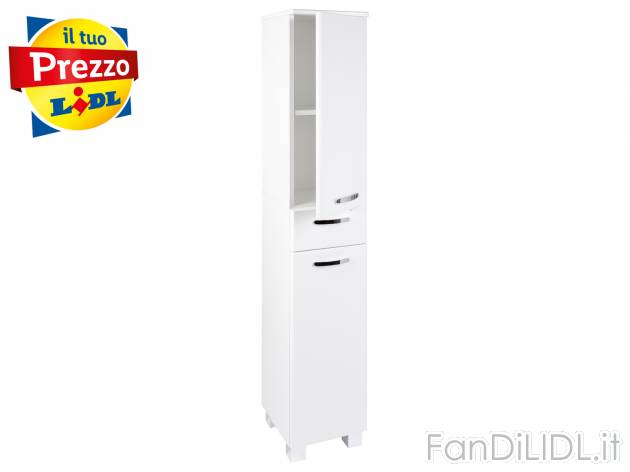 Armadietto a colonna Livarno Living, prezzo 65.00 € 
- Ripiani e piedini regolabili ...